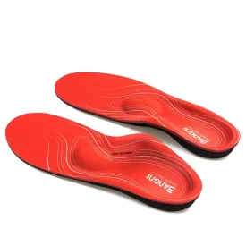 3ANGNI Orthopedic insoles, flat foot insoles, shoe insoles, orthopedic, heel spur insoles, splayfoot, plantar fasciitis, comfortable arch for men and women Orthopedic Insoles EU (43-44) 280MM 1007-Red