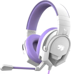 A88 Gaming Headset with Microphone, Stereo Wired Noise Cancelling Over-Ear Headphones with Mic for Pc, Ps5, Xbox One Series X/s, Ps4, Computer, Laptop, Mac, Nintendo, Gamer (Purple)