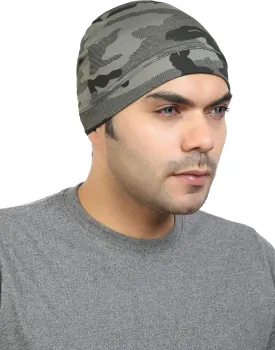 BISMAADH Multi-Purpose Cap Beanie Sleep Hats Stretchy Helmet Liner Running Headwear for Men Women