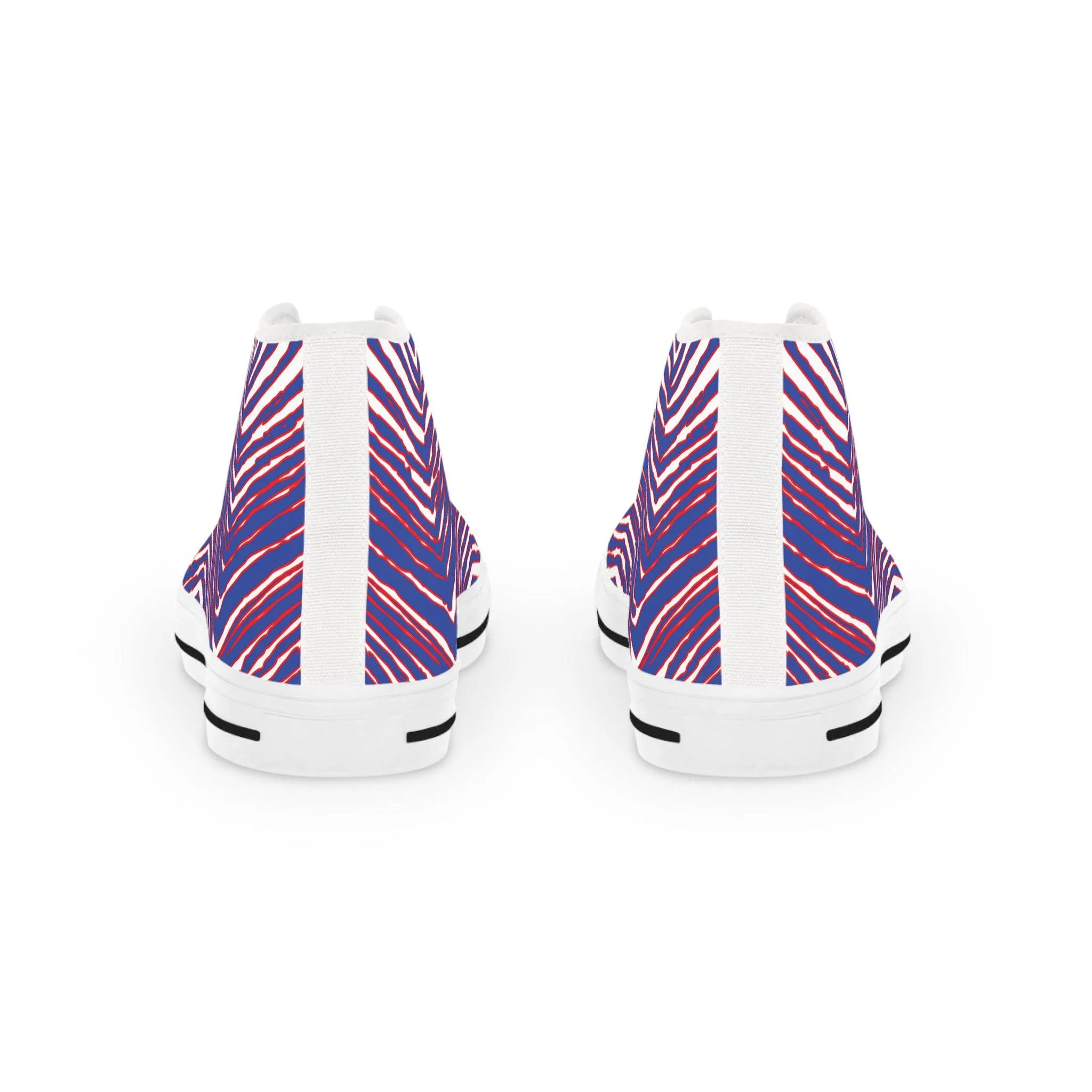 Buffalo Football Pattern Men's High Top Sneakers