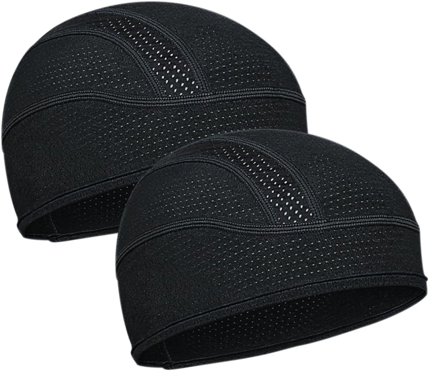 Cooling Skull Cap Helmet Liner, Sweat Wicking Cycling Cap Under Helmet Mesh Bike Hat for Men Women