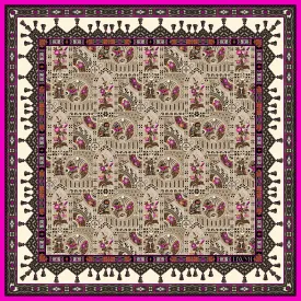 Elwyn New York Midnight Garden Scarf