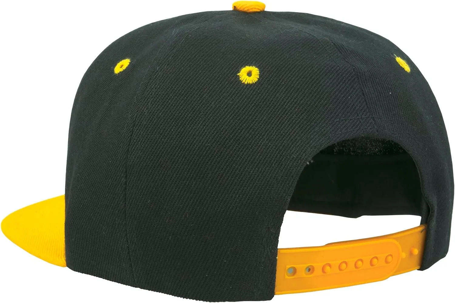 Gelante Snapback Hats for Men - Flat Bill Brim Baseball Cap Hat - Plain Blank Adjustable