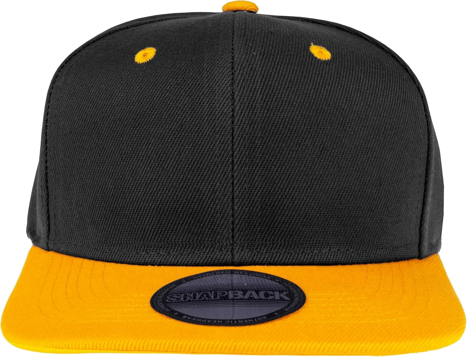 Gelante Snapback Hats for Men - Flat Bill Brim Baseball Cap Hat - Plain Blank Adjustable