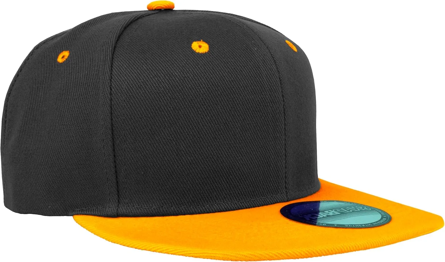 Gelante Snapback Hats for Men - Flat Bill Brim Baseball Cap Hat - Plain Blank Adjustable