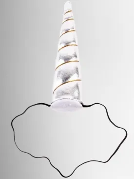 Girls Metallic Unicorn Elastic Headband