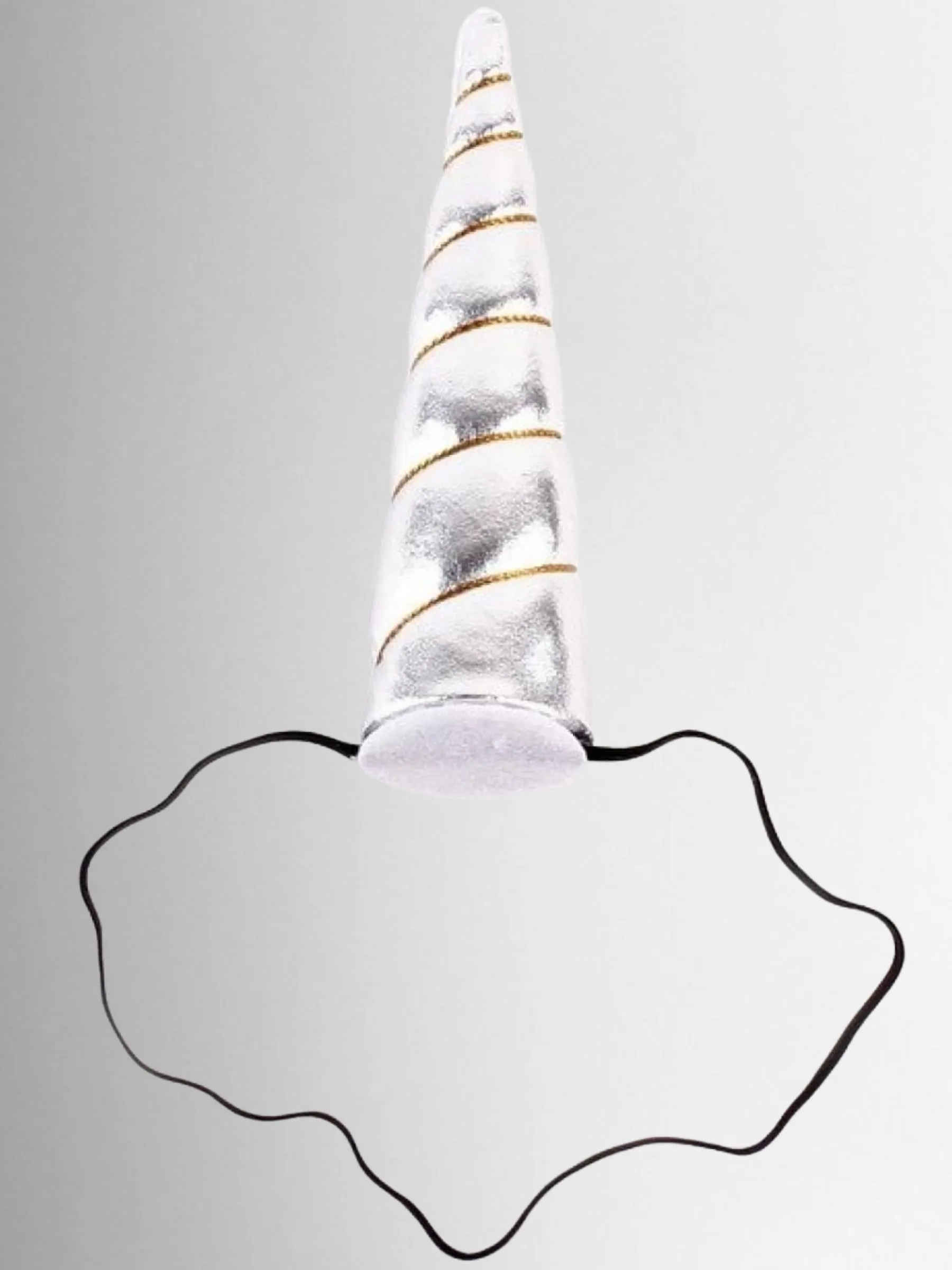 Girls Metallic Unicorn Elastic Headband
