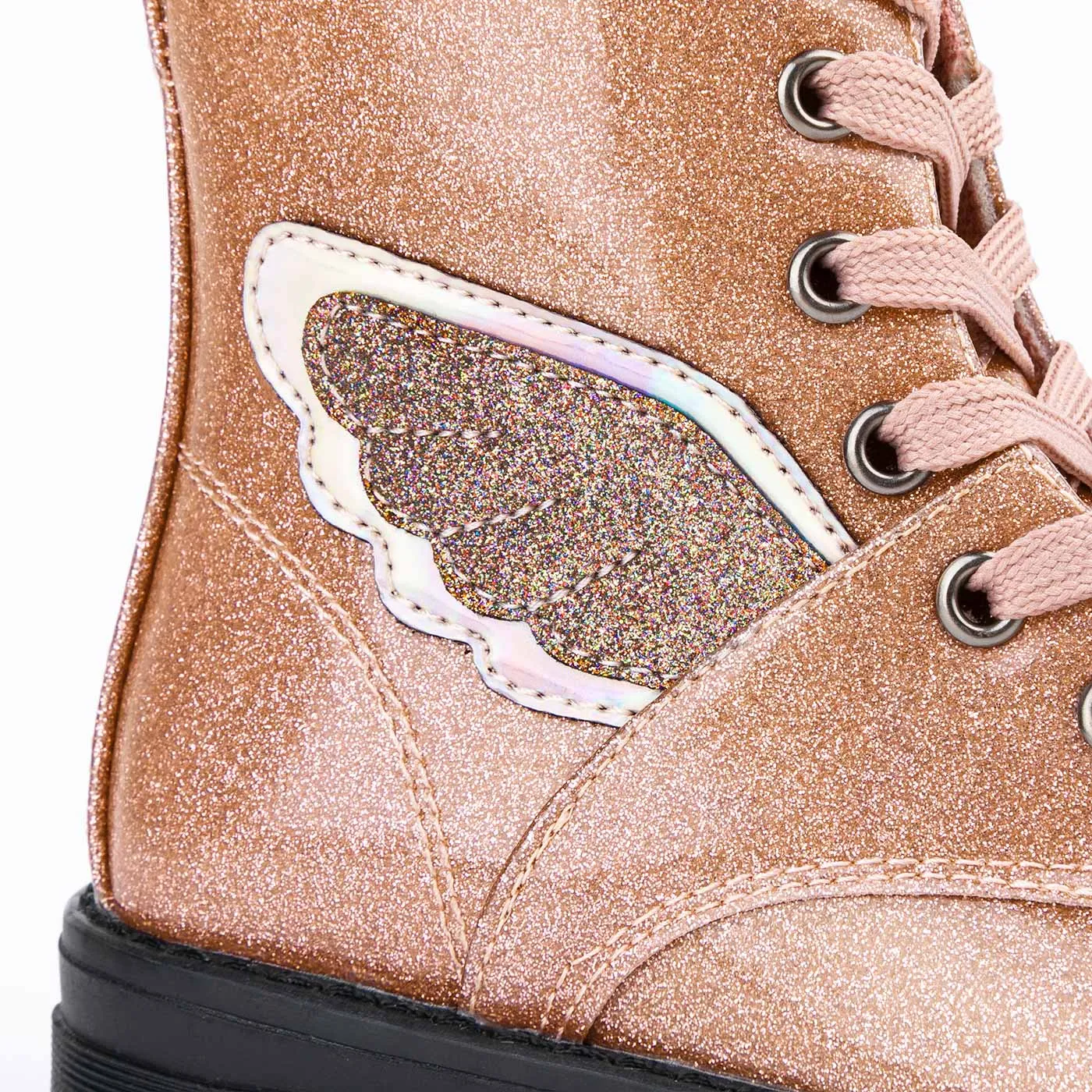 Girl's Pink Angel Boots