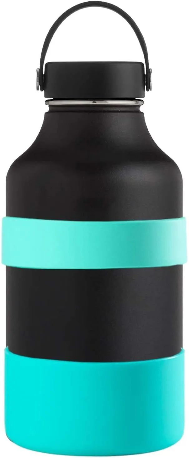 Greant Double Protective Water Bottle Boot Compatible with Hydro Flask, Silicone Flex Boot Compatible with Hydroflask Boot, Universal Anti-Slip Bottle Sleeve, 3 Sizes to Choose