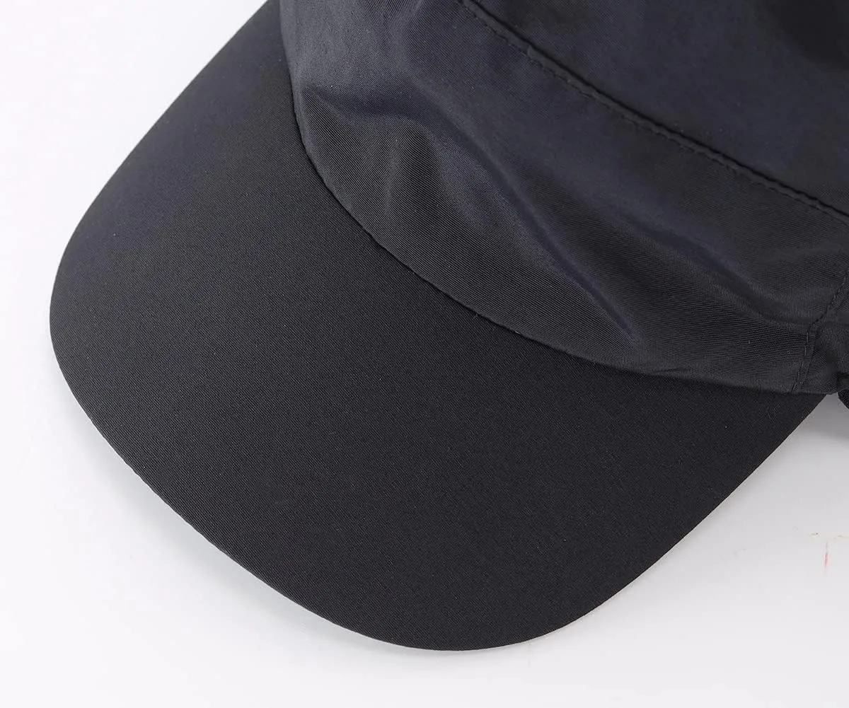Home Prefer Waterproof Men's Winter Hats with Visor Warm Fleece Lined Baseball Cap Earflaps Trooper Trapper Hat for Men
