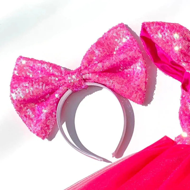 Hot Pink Glam Headband