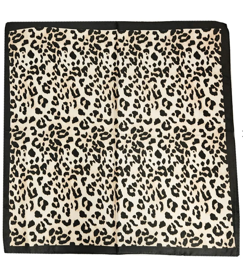 Leopard Silk Scarf