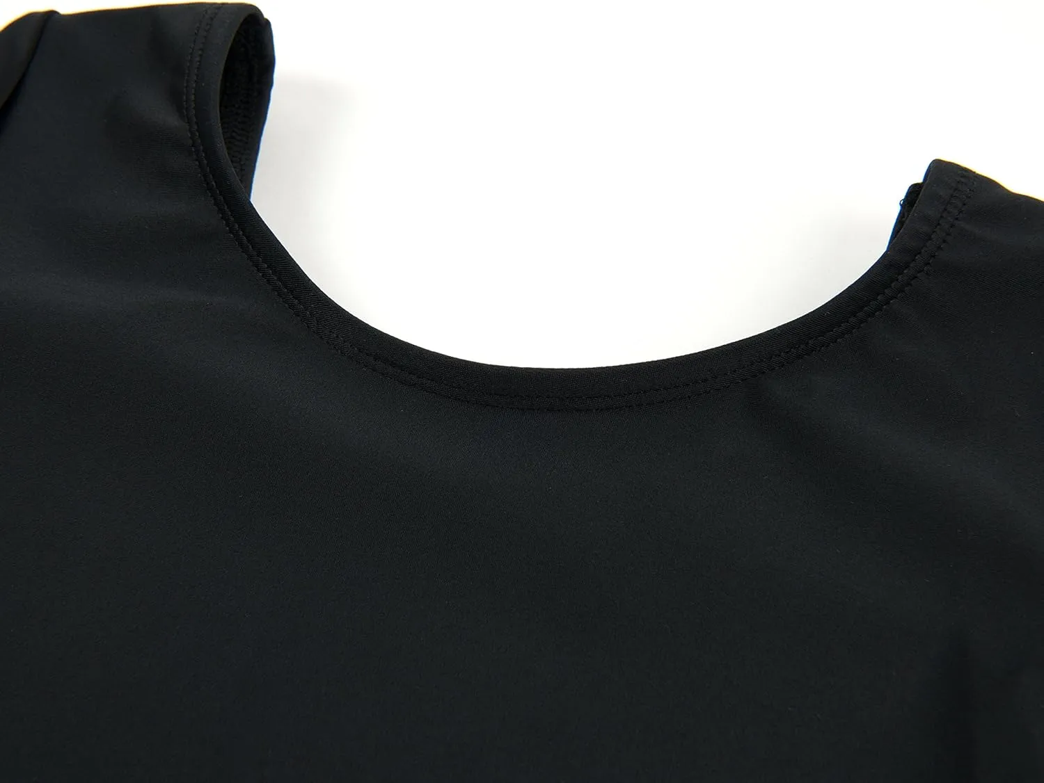 Leveret Girls Leotard Basic Short Sleeve Ballet Dance Leotard Kids & Toddler Shirt (Toddler-14 Years) Variety of Colors