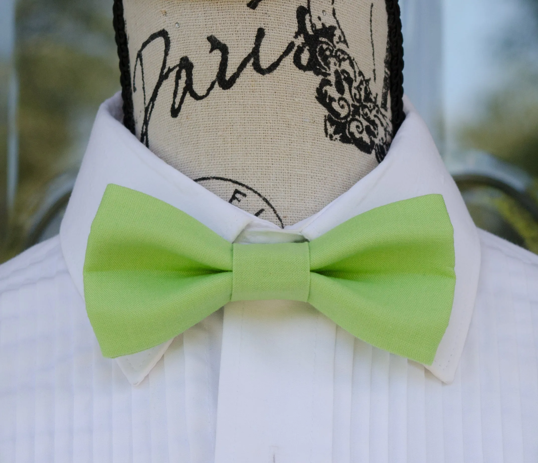 Lime Green Bow Tie (75)