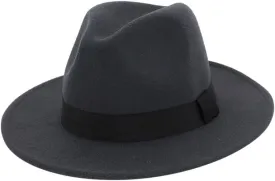 Men Women Vintage Wide Hat with Belt Buckle Adjustable Hats Fedora Hat with Belt Buckle Wide Brim Hats