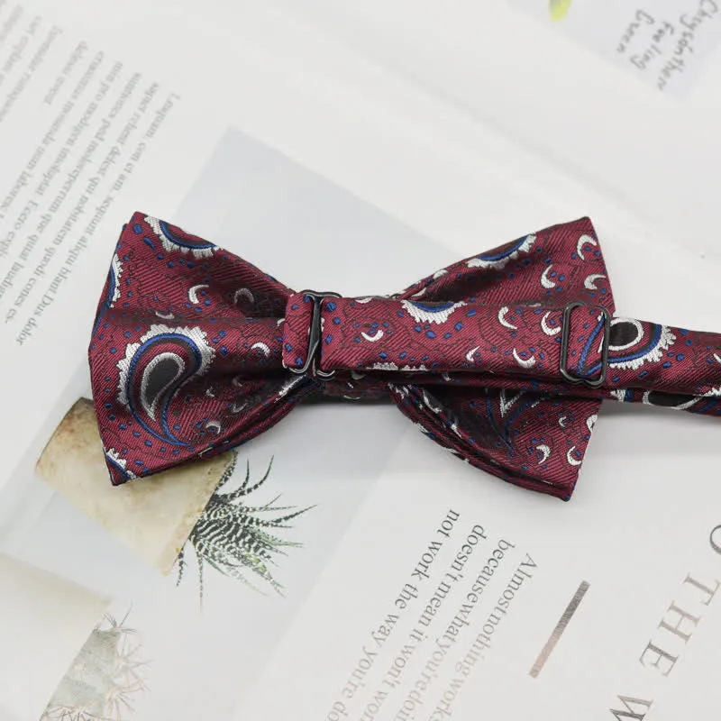 Men's Elegant Paisley Vintage Art Pattern Bow Tie