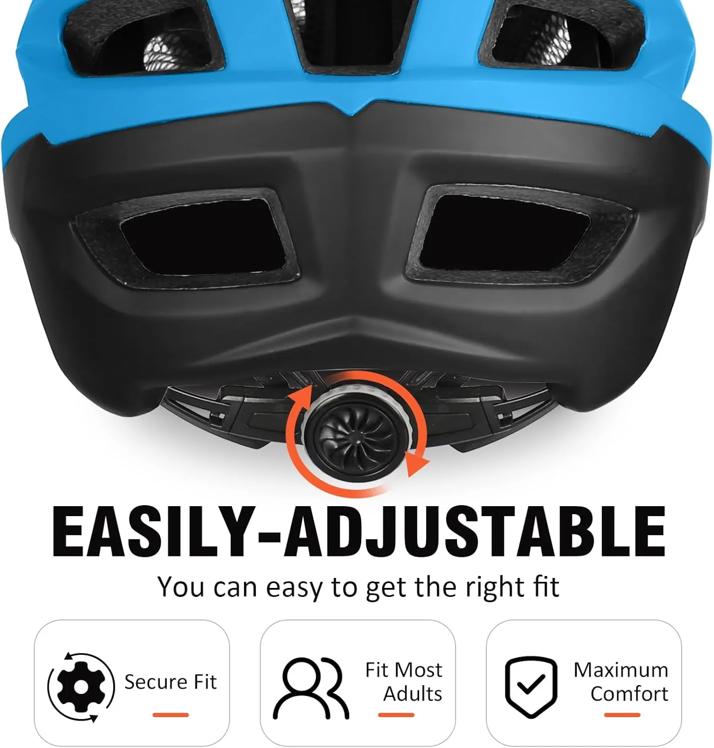 Mountain Bike Helmet,Adult Cycling Helmet with Camera Mount and Detachable Visor for Men Women Youth,Suggested Fit 55-61 Cm