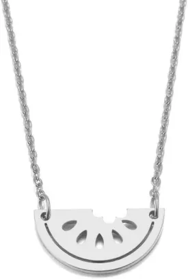 NOUMANDA Personalized Watermelon Pendant Necklace Fashion Fruit Summer Style Watermelon Bracelet Stainless Steel Jewelry