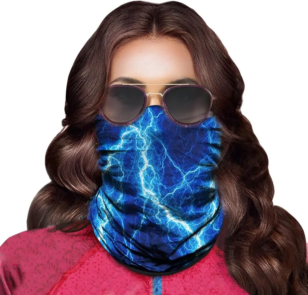 Obacle Neck Gaiter Face Mask Bandana for Dust Wind Sun Protection for Men Women