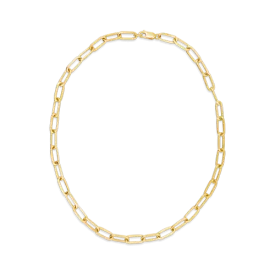 Oval Link Gold Chain