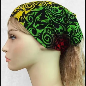 Rasta Elastic Bandana-Headbands