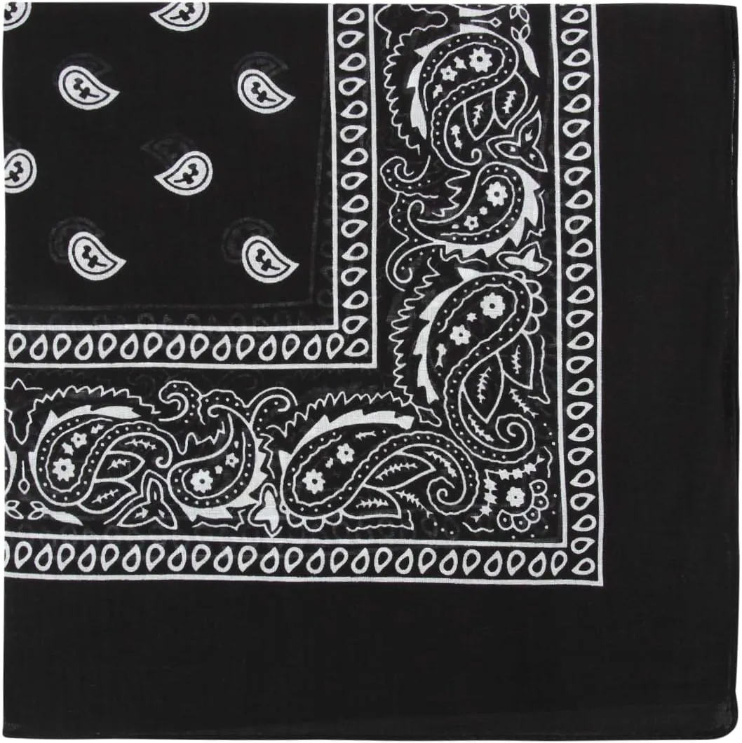 RIAH FASHION Fabric Face Cover Multi-Purpose Cotton Unisex Bandana - Mouth Shield Scarf Handkerchief, Headwear Balaclava Wrap