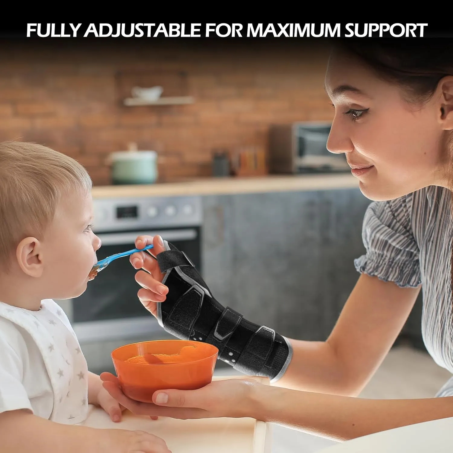 T TIMTAKBO Carpal Tunnel Wrist Brace with Thumb Support, Wrist Support for Women Men, Hand Splint for Carpal Tunnel, Arthritis, Tendonitis, Sprains - Right, S