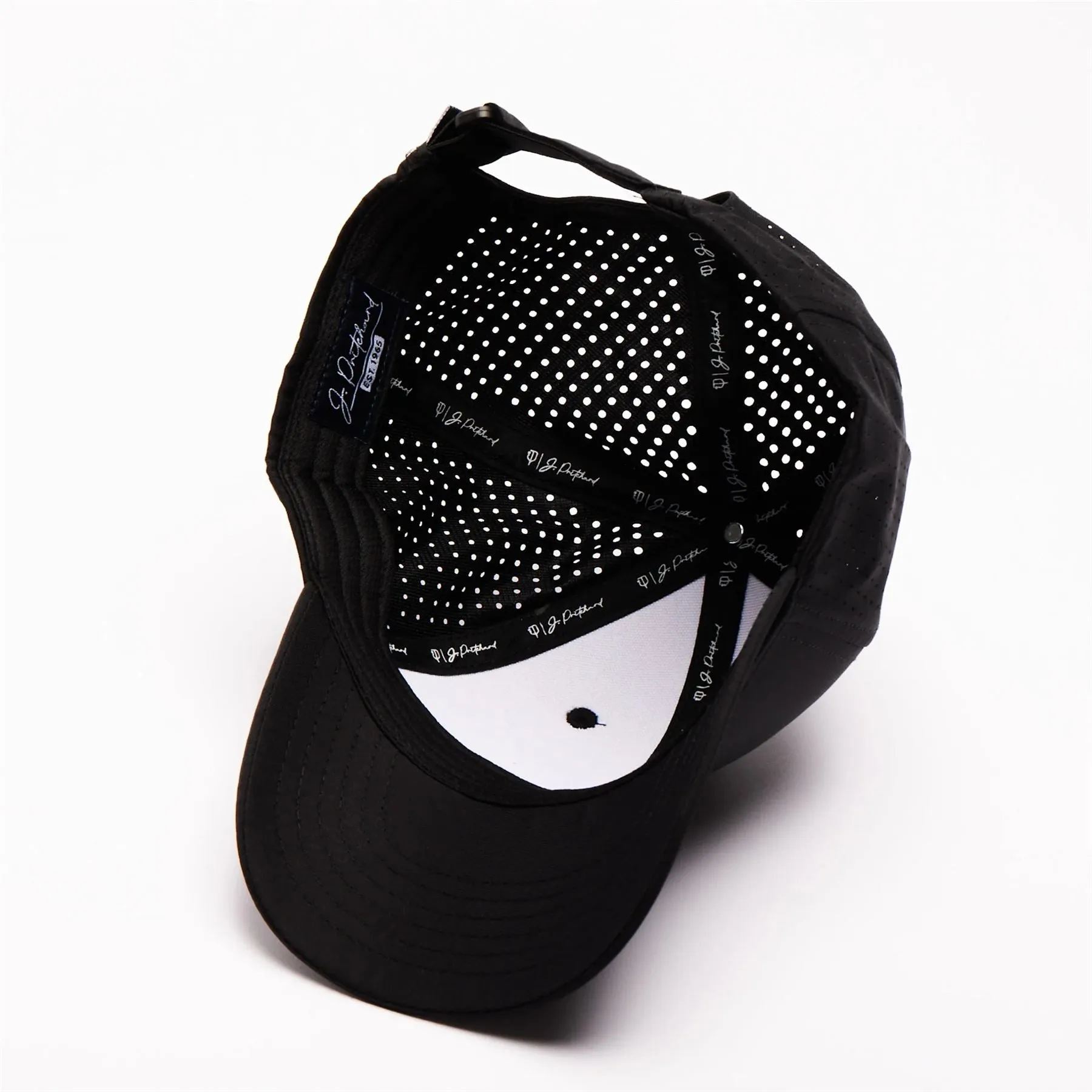The Courtside Performance Cap Pure Black - 2025