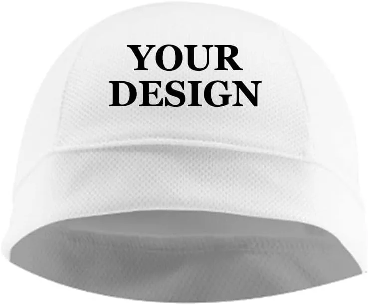 TopTie Custom Printing Sweat Wicking Helmet Liner Cooling Skull Caps for Men,Stretch Mesh Sweat Beanie