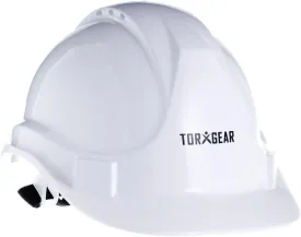 TorxGear Kids Durable White Hard Hat with Adjustable Straps - Construction Helmet for Ages 3 to 6 - Ideal for Any Little Builder