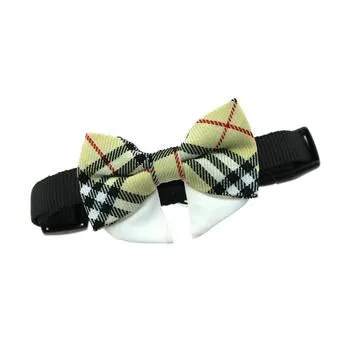Universal Dog Bow Tie - Tan Plaid