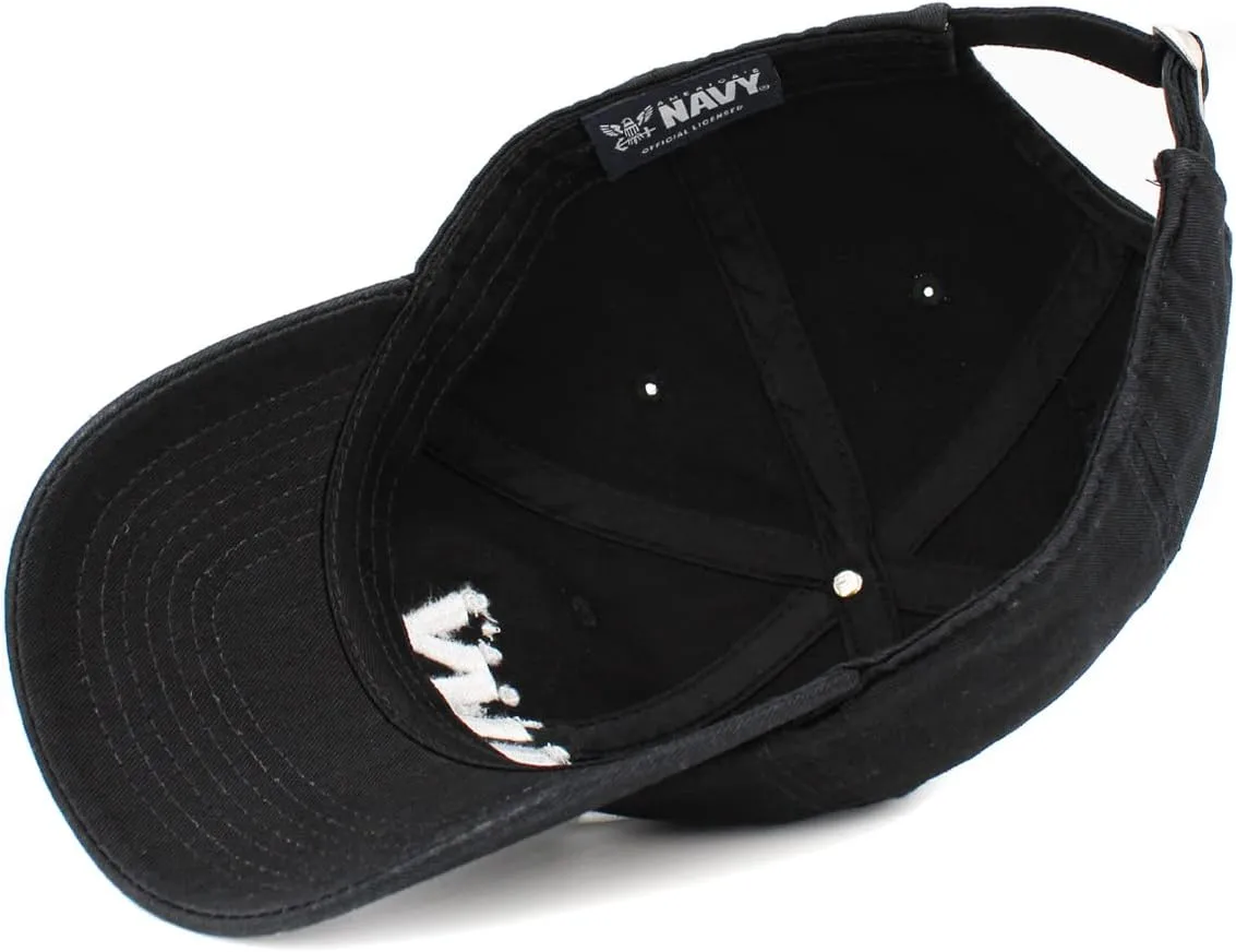 US Navy Officially Licensed Baseball Cap Military USA Vintage Adjustable Hat
