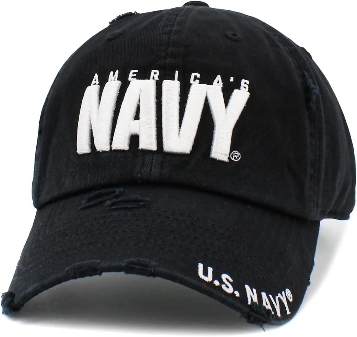 US Navy Officially Licensed Baseball Cap Military USA Vintage Adjustable Hat