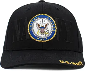 US Navy Officially Licensed Baseball Cap Military USA Vintage Adjustable Hat