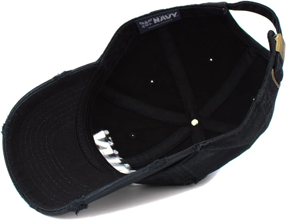 US Navy Officially Licensed Baseball Cap Military USA Vintage Adjustable Hat