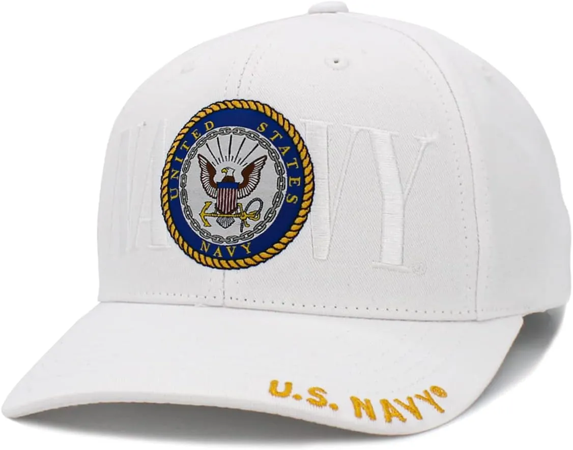 US Navy Officially Licensed Baseball Cap Military USA Vintage Adjustable Hat