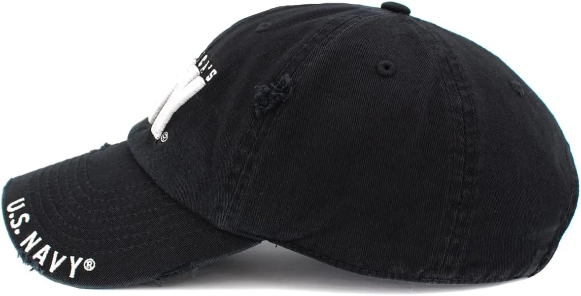 US Navy Officially Licensed Baseball Cap Military USA Vintage Adjustable Hat