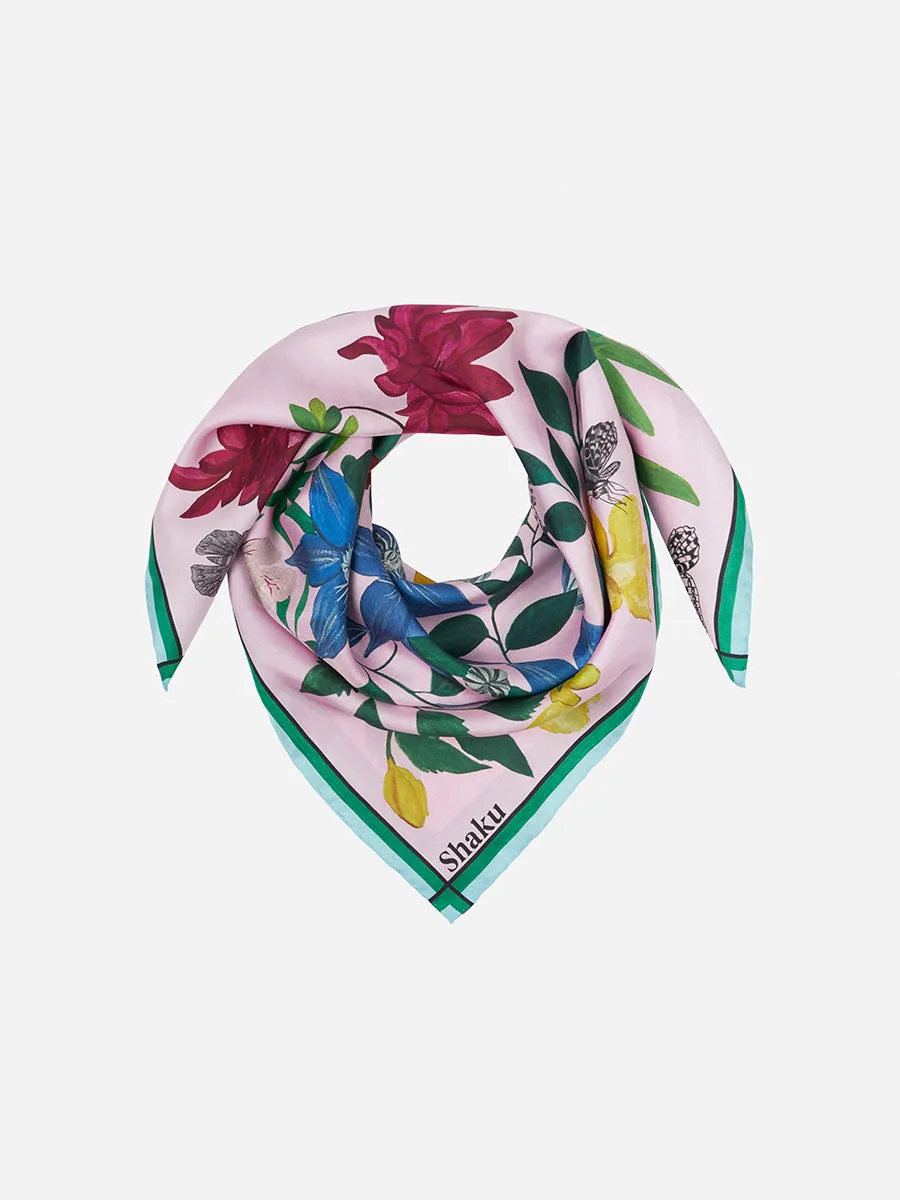 Wildflowers Pink Scarf